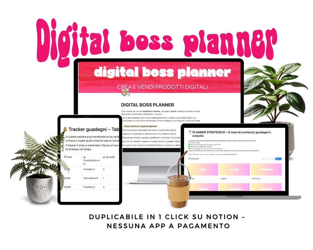 DIGITAL BOSS PLANNER (Notion)