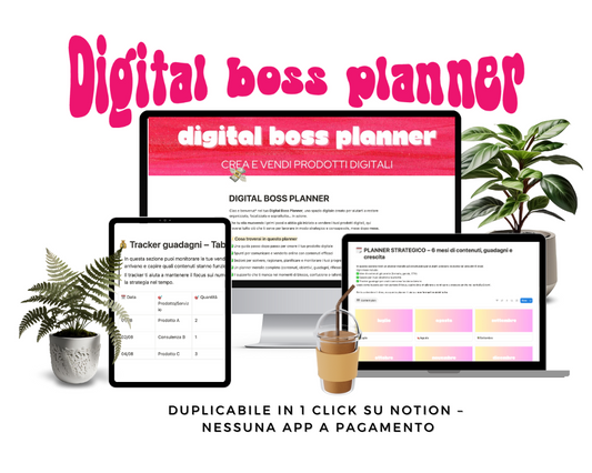 DIGITAL BOSS PLANNER (Notion)